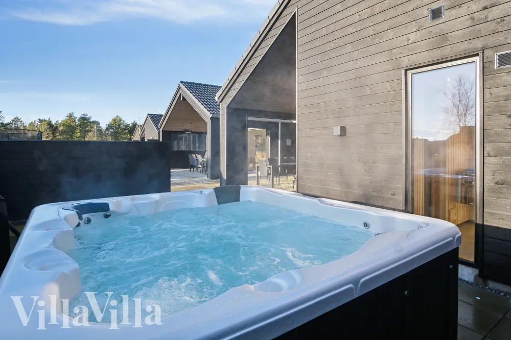Außen-Whirlpool am Ferienhaus Römö